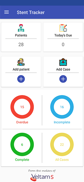 Stent tracker Screenshot 2