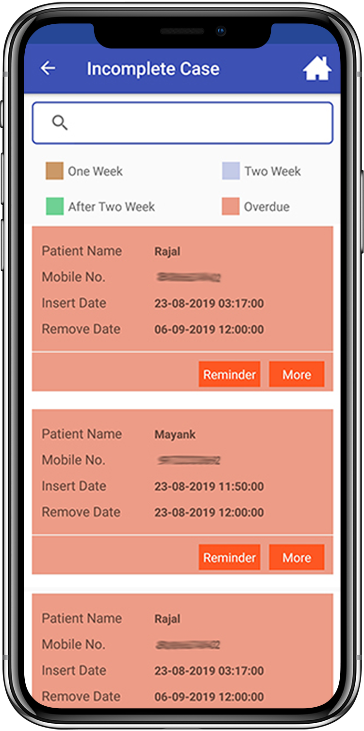 Stent Tracker Incomplete Case screenshot